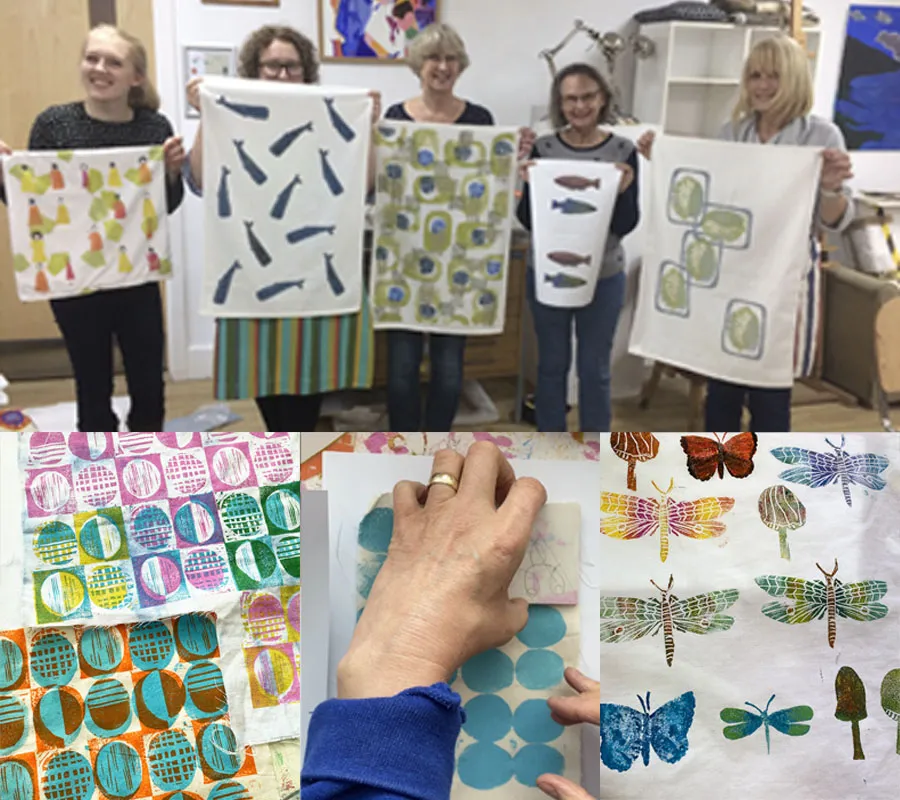 Block printed textiles workshop